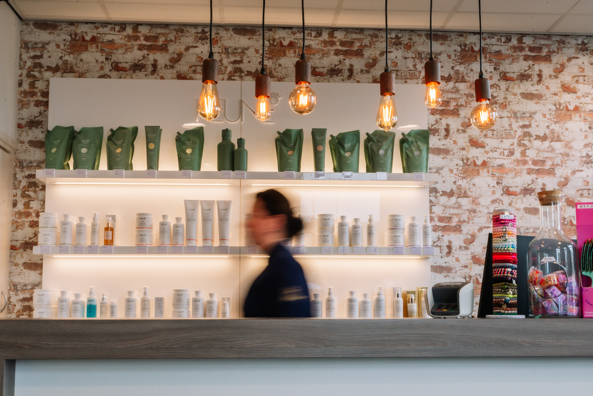 kapsalon licht groen